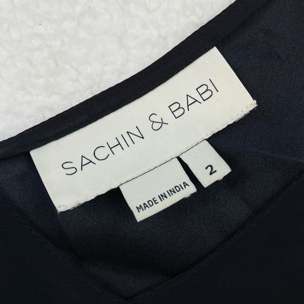 SACHIN + BABI • Bosphorus Silk Sleeveless Sequin Midi Slip Dress, 2 - Picture 11 of 16